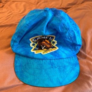 Blue Camel Snapback Hat